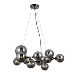 Pakabinamas šviestuvas Canello Keičiama LED G9 5W Juoda Chromo (PND-406007-11A-BCR)