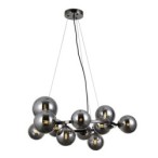 Pakabinamas šviestuvas Canello Keičiama LED G9 5W Juoda Chromo (PND-406007-11A-BCR)