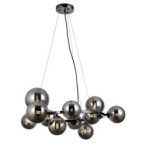 Pakabinamas šviestuvas Canello Keičiama LED G9 5W Matinė Juoda (PND-406007-11A-BL)