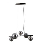 Pakabinamas šviestuvas Canello 5xG9 Juoda Chromo (PND-406007-5A-BCR)