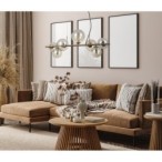 Pakabinamas šviestuvas Canello 7xG9 Medaus Žalvario (PND-406007-7-HBR)