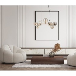 Pakabinamas šviestuvas Canello 7xG9 Medaus Žalvario (PND-406007-7-HBR)