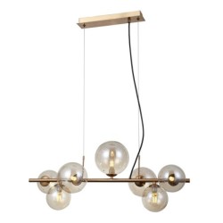 Pakabinamas šviestuvas Canello 7xG9 Medaus Žalvario (PND-406007-7-HBR)