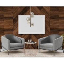 Pakabinamas šviestuvas Canello 5xG9 Medaus Žalvario (PND-406007-V5-HBR)
