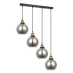 Pakabinamas šviestuvas Cardena 4xE27 Aukso Juoda (MDM-4330/4 GD+SG)