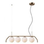 Pakabinamas šviestuvas Carimi Keičiama LED G9 5W Medaus Žalvario (PND-3300-4-HBR)