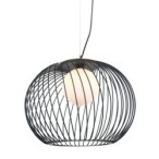 Pakabinamas šviestuvas Clarisa 1xE27 Juoda (MDM-3842-1 BK)