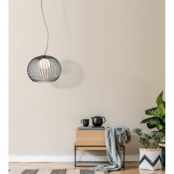 Pakabinamas šviestuvas Clarisa 1xE27 Juoda (MDM-3842-1 BK)
