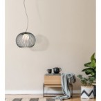 Pakabinamas šviestuvas Clarisa 1xE27 Juoda (MDM-3842-1 BK)