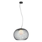 Pakabinamas šviestuvas Clarisa 1xE27 Juoda (MDM-3842-1 BK)