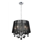 Pakabinamas šviestuvas Cornelia 5xE14 Juoda Chromo (MDM-2572/5 BK)