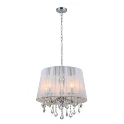 Pakabinamas šviestuvas Cornelia 5xE14 Chromo Balta (MDM-2572/5 W)