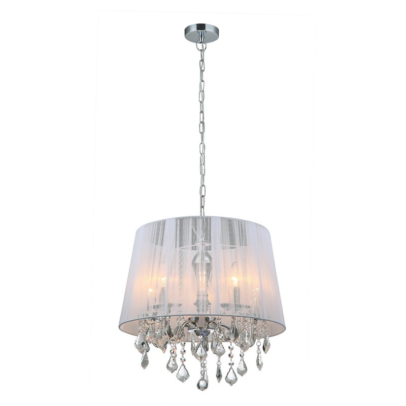 Pakabinamas šviestuvas Cornelia 5xE14 Chromo Balta (MDM-2572/5 W)