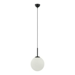 Pakabinamas šviestuvas Deore 1xE27 Juoda Balta (PND-5578-1M-BK)