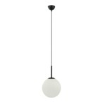 Pakabinamas šviestuvas Deore 1xE27 Juoda Balta (PND-5578-1M-BK)