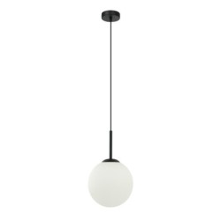 Pakabinamas šviestuvas Deore 1xE27 Juoda (PND-5578-1S-BK)