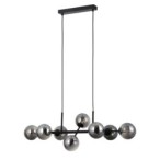 Pakabinamas šviestuvas Erimida 8xG9 Juoda (PND-2244-8A-BL)