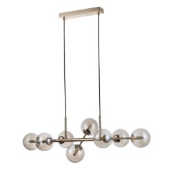 Pakabinamas šviestuvas Erimida 8xG9 Žalvario (PND-2244-8A-GD)