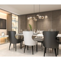 Pakabinamas šviestuvas Erimida 8xG9 Žalvario (PND-2244-8A-GD)