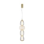 Pakabinamas šviestuvas Eris LED 32W 3000K Smėlio Šlifuota Aukso Su Spindinti (PND-98374-32W-GD)