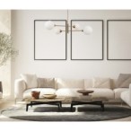 Pakabinamas šviestuvas Evora 4xG9 Medaus Žalvario (PND-55342-4-HB)