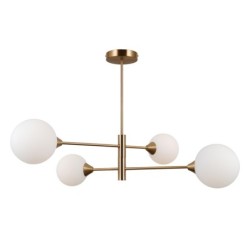 Pakabinamas šviestuvas Evora 4xG9 Medaus Žalvario (PND-55342-4-HB)