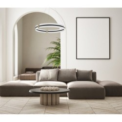 Pakabinamas šviestuvas Faris LED 53W 3000K Aukso Juoda (PND-62738-53W-3K-BK-GD)