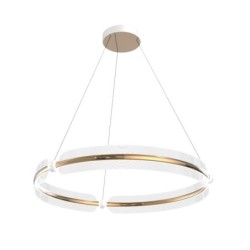 Pakabinamas šviestuvas Faris LED 53W 3000K Balta Aukso (PND-62738-53W-3K-GD)
