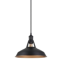 Pakabinamas šviestuvas Freya 1xE27 Juoda (MDM-2315/1 M BK+GD)