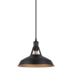 Pakabinamas šviestuvas Freya 1xE27 Juoda (MDM-2315/1 M BK+GD)