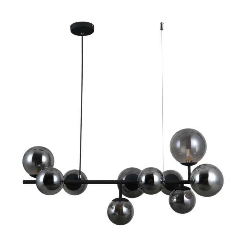 Pakabinamas šviestuvas era 10xG9 Satino Juoda (PND-40423-10)