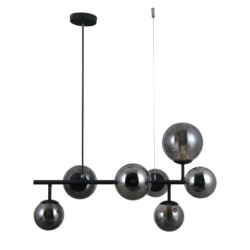 Pakabinamas šviestuvas era 7xG9 Satino Juoda (PND-40423-7)