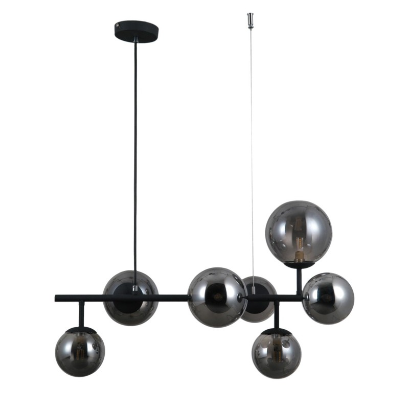 Pakabinamas šviestuvas era 7xG9 Satino Juoda (PND-40423-7)
