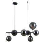 Pakabinamas šviestuvas era 7xG9 Satino Juoda (PND-40423-7)