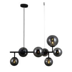 Pakabinamas šviestuvas era 7xG9 Satino Juoda (PND-40423-7)