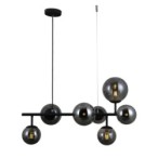 Pakabinamas šviestuvas era 7xG9 Satino Juoda (PND-40423-7)