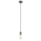 Pakabinamas šviestuvas Casa 1xE27 Juoda (DS-M-010 MATT BLACK)