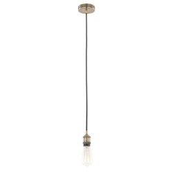 Pakabinamas šviestuvas Classo 1xE27 Antikvarinė Bronzos (DS-M-034 ANTIQUE BRASS)
