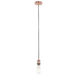 Pakabinamas šviestuvas Classo 1xE27 Raudona Vario (DS-M-034 RED COPPER)