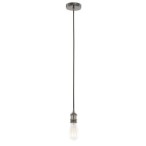 Pakabinamas šviestuvas Classo 1xE27 Juoda (DS-M-034 SHINY BLACK)