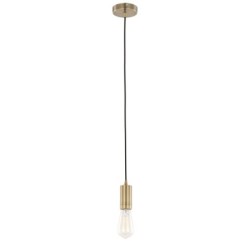 Pakabinamas šviestuvas Moderna 1xE27 Antikvarinė Bronzos (DS-M-038 ANTIQUE BRASS)