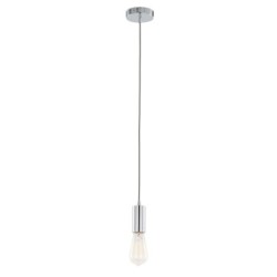 Pakabinamas šviestuvas Moderna 1xE27 Chromo (DS-M-038 CHROME)