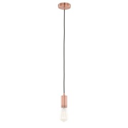 Pakabinamas šviestuvas Moderna 1xE27 Raudona Vario (DS-M-038 RED COPPER)