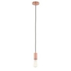 Pakabinamas šviestuvas Moderna 1xE27 Raudona Vario (DS-M-038 RED COPPER)