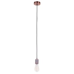 Pakabinamas šviestuvas Millenia 1xE27 Raudona Vario (DS-M-010-03 RED COPPER)