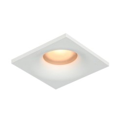 Įmontuojamas lubinis šviestuvas Naru 1xGU10 Smėlio Balta (DL-61903-IP44-WH)
