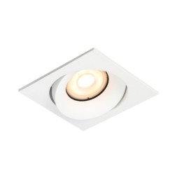 Įmontuojamas lubinis šviestuvas Ponar 1xGU10 Smėlio Balta (DL-26451-GU10-WH)
