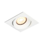 Įmontuojamas lubinis šviestuvas Ponar 1xGU10 Smėlio Balta (DL-26451-GU10-WH)