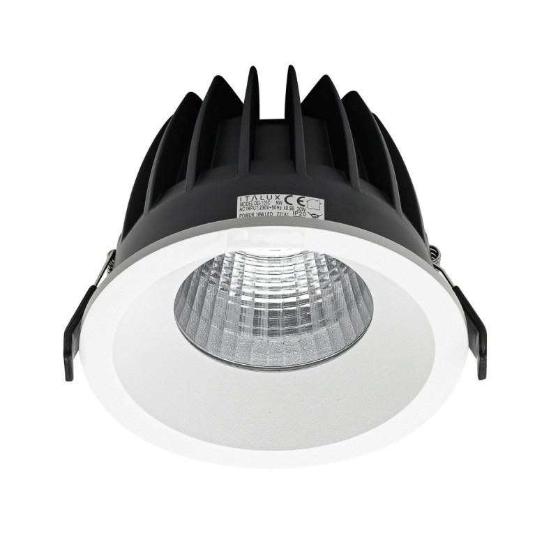 Įmontuojamas lubinis šviestuvas Rezzo LED 18W 3000K Balta (DG-125C/WK-WW/70)