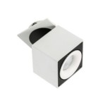 Įmontuojamas lubinis šviestuvas Sevilla Square Recessed 3000K LED 28W 3000K Juoda Balta (SL7562/28W 3000K WH+BL)